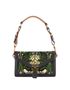 Floral Print Vintage Shoulder Bag, front view